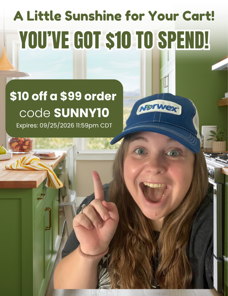 Norwex September 2026 $10 catalog coupon for Emily Munns customers