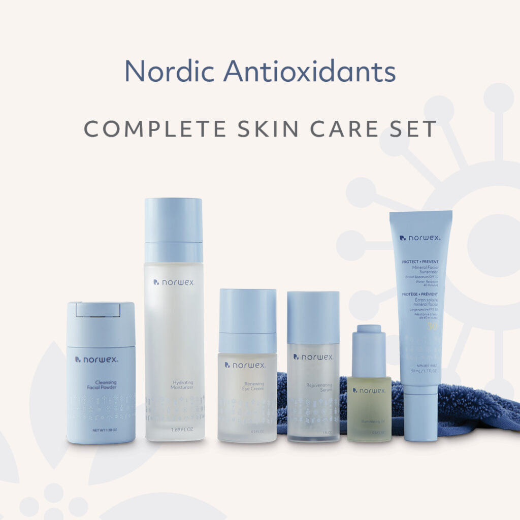 Norwex skincare ingredient information graphic, panel 4.