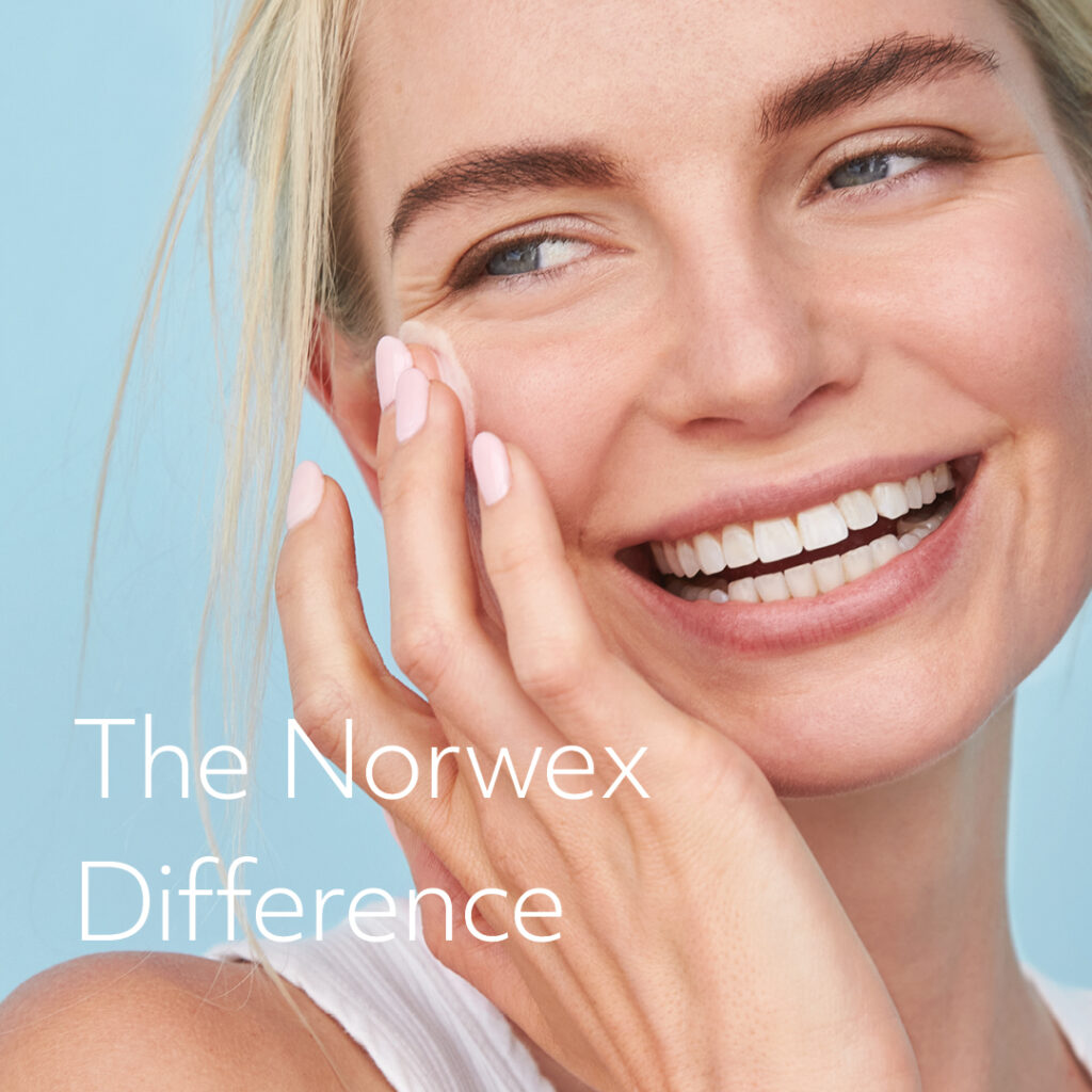 The Norwex Difference skincare information, panel 1.